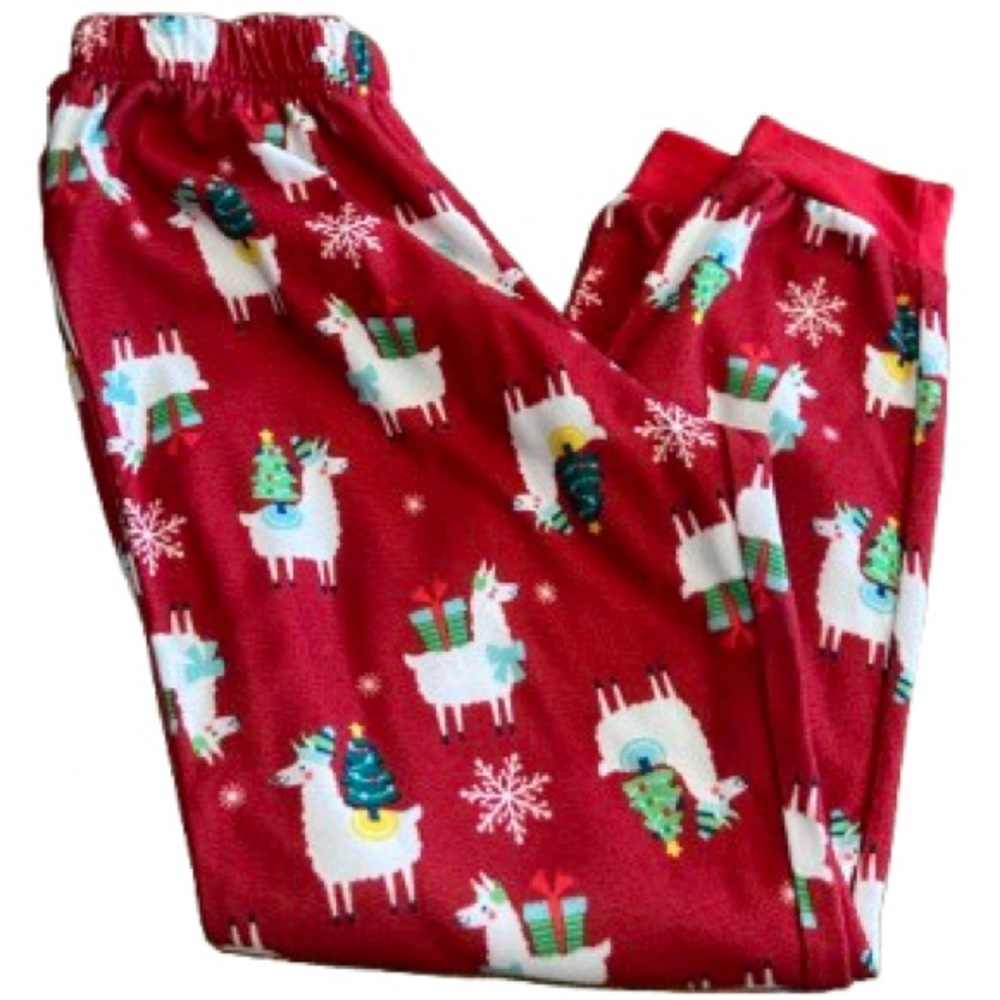 Wondershop Girls Red Llama Pajama Bottoms Size 8